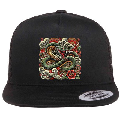 Chinese New Year 2025 Year Of The Snake Flatbill Hat