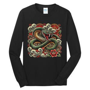 Chinese New Year 2025 Year Of The Snake Tall Long Sleeve T-Shirt