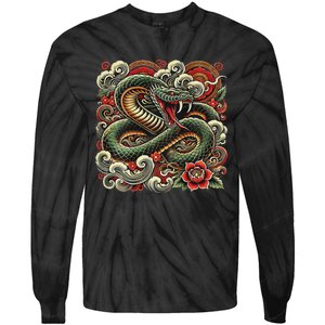 Chinese New Year 2025 Year Of The Snake Tie-Dye Long Sleeve Shirt