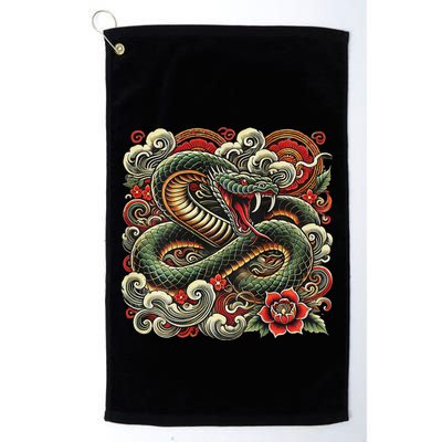 Chinese New Year 2025 Year Of The Snake Golf Towel