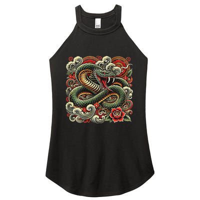 Chinese New Year 2025 Year Of The Snake Women's Perfect Tri Rocker Tank
