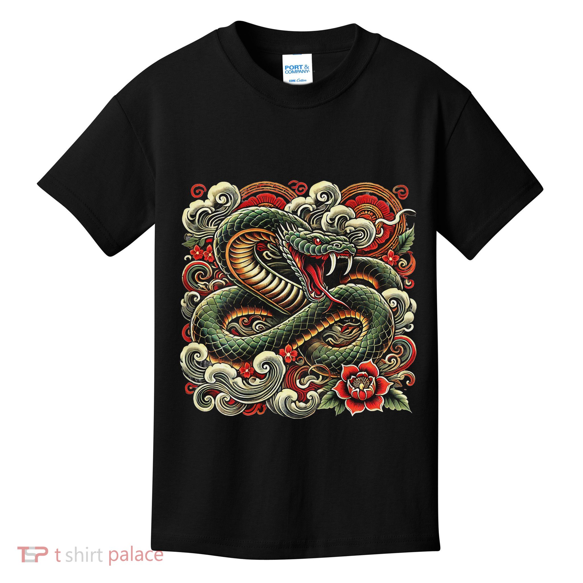 Chinese New Year 2025 Year Of The Snake Kids T-Shirt