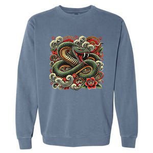 Chinese New Year 2025 Year Of The Snake Garment-Dyed Sweatshirt