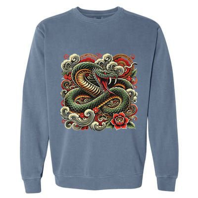 Chinese New Year 2025 Year Of The Snake Garment-Dyed Sweatshirt