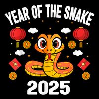 Chinese New Year 2025 Year Of The Snake 2025 Wool Snapback Cap