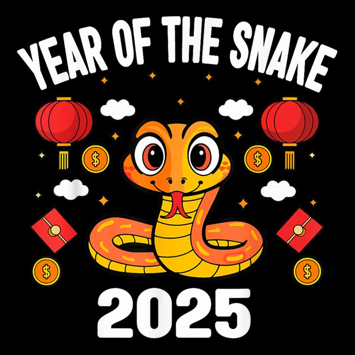 Chinese New Year 2025 Year Of The Snake 2025 Wool Snapback Cap