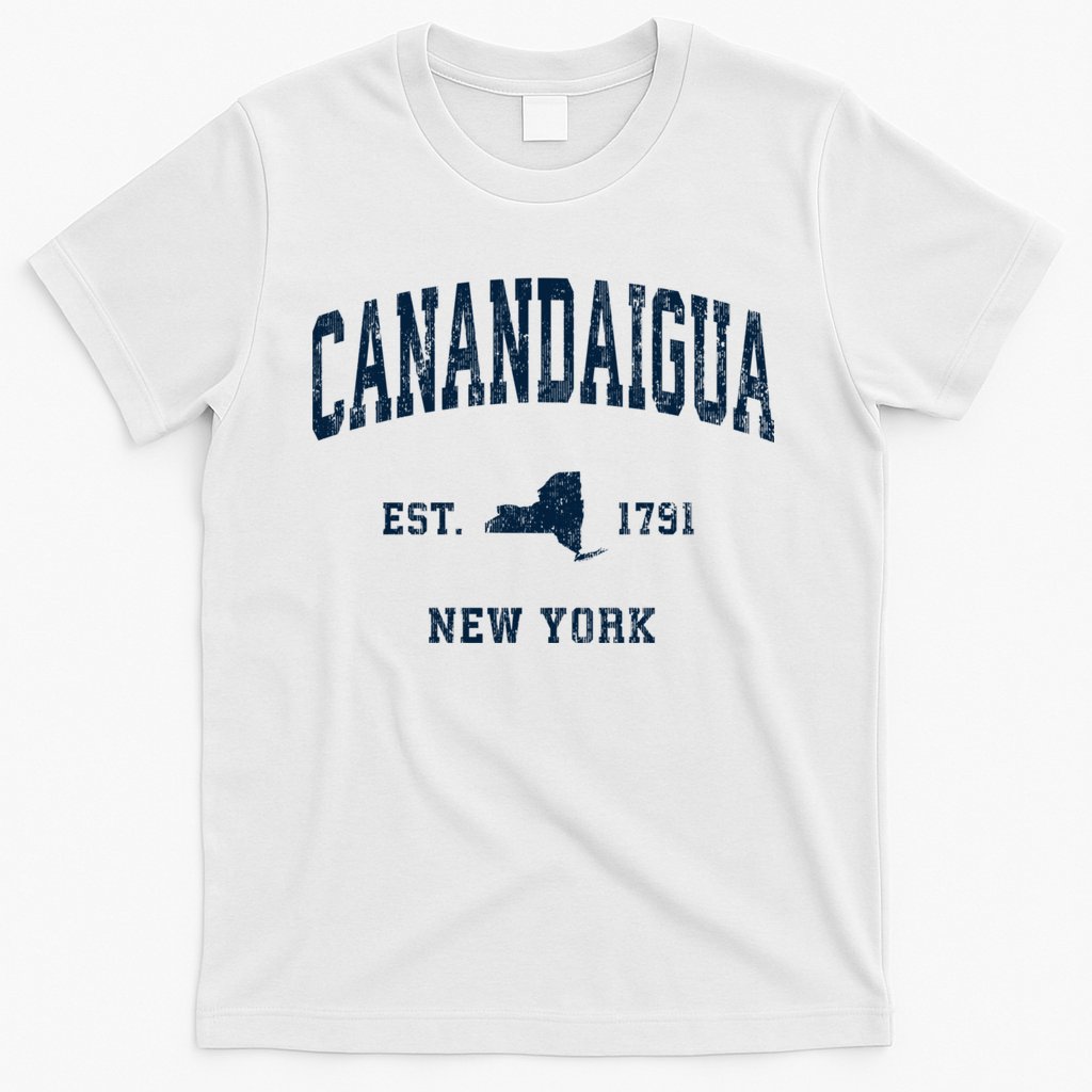 Canandaigua New York Ny Vintage Athletic T-Shirt