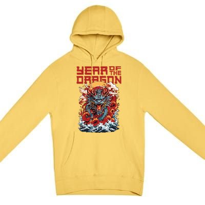 Chinese New Year 2024 Year Of The Dragon Lunar New Year 2024 Premium Pullover Hoodie