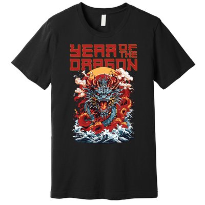 Chinese New Year 2024 Year Of The Dragon Lunar New Year 2024 Premium T-Shirt