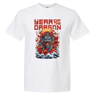 Chinese New Year 2024 Year Of The Dragon Lunar New Year 2024 Garment-Dyed Heavyweight T-Shirt