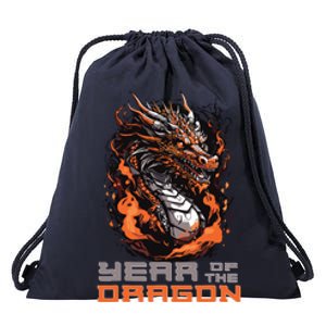 Chinese New Year 2024 Year Of The Dragon Lunar New Year 2024 Drawstring Bag