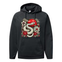 Chinese New Year 2025 Year Of The Snake Performance Fleece Hoodie