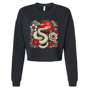 Chinese New Year 2025 Year Of The Snake Cropped Pullover Crew