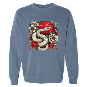 Chinese New Year 2025 Year Of The Snake Garment-Dyed Sweatshirt