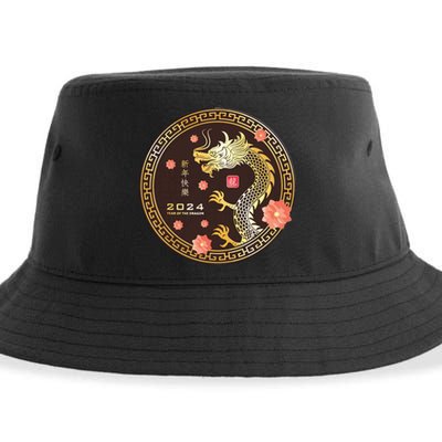 Chinese New Year 2024 Year Of The Dragon Lunar New Year 2024 Sustainable Bucket Hat