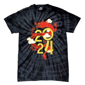 Chinese New Year 2024 Year Of The Dragon Lunar New Year 2024 Tie-Dye T-Shirt