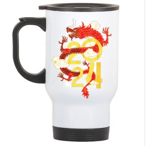 Chinese New Year 2024 Year Of The Dragon Lunar New Year 2024 Stainless Steel Travel Mug