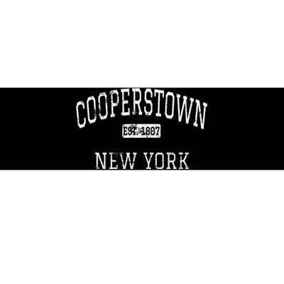 Cooperstown New York Ny Vintage Bumper Sticker