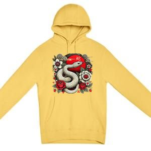 Chinese New Year 2025 Year Of The Snake (On Back) Premium Pullover Hoodie