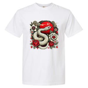 Chinese New Year 2025 Year Of The Snake (On Back) Garment-Dyed Heavyweight T-Shirt