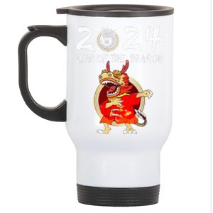 Chinese New Year 2024 Year of the Dragon Happy New Year 2024 Stainless Steel Travel Mug