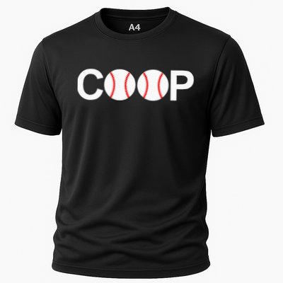 Cooperstown New York Coop Baseball Ny Athletic Cooling Performance Crew T-Shirt