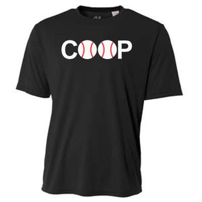 Cooperstown New York Coop Baseball Ny Athletic Cooling Performance Crew T-Shirt