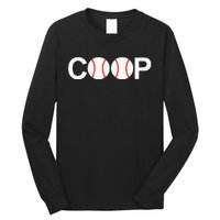 Cooperstown New York Coop Baseball Ny Athletic Long Sleeve Shirt