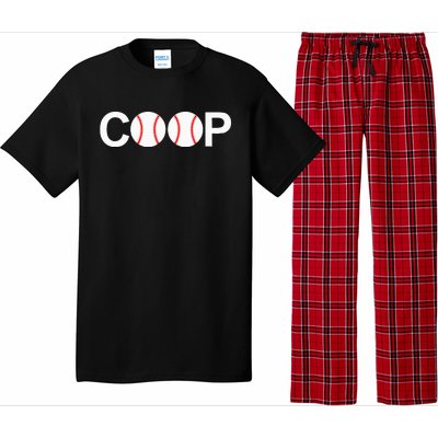 Cooperstown New York Coop Baseball Ny Athletic Pajama Set