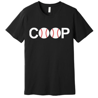 Cooperstown New York Coop Baseball Ny Athletic Premium T-Shirt