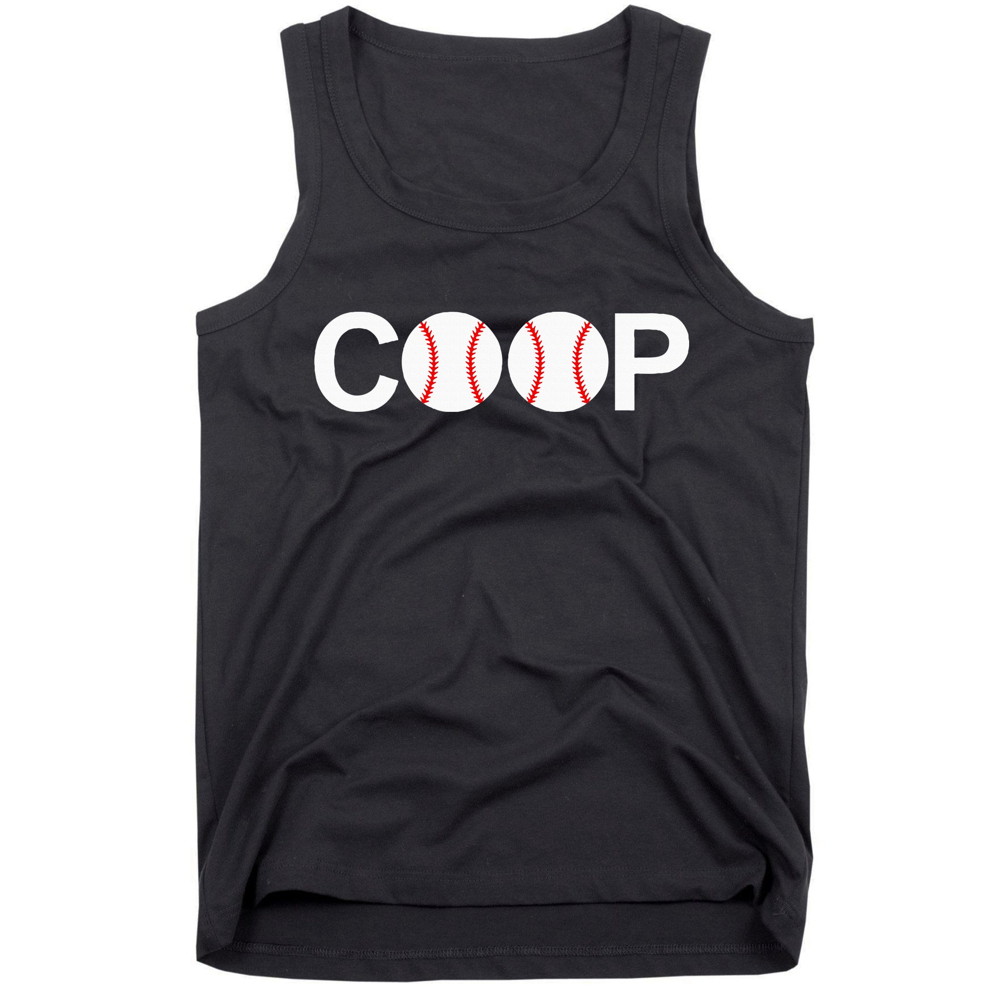Cooperstown New York Coop Baseball Ny Athletic Tank Top