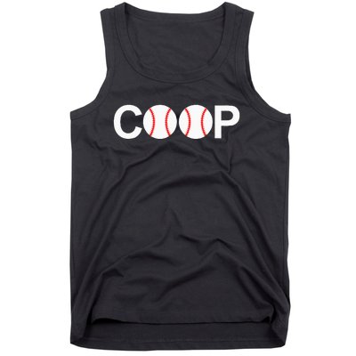 Cooperstown New York Coop Baseball Ny Athletic Tank Top