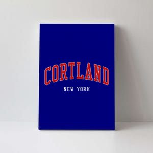 Cortland New York Varsity Sports Style  Canvas