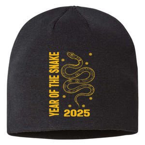 Chinese New Year Clothing Red Snake Year Of The Snake 2025 Sustainable Beanie