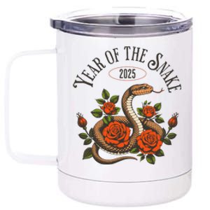 Chinese New Year Of The Snake 2025 12 oz Stainless Steel Tumbler Cup