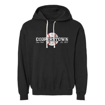 Cooperstown New York Garment-Dyed Fleece Hoodie