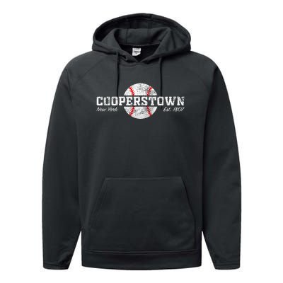 Cooperstown New York Performance Fleece Hoodie