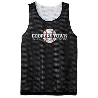 Cooperstown New York Mesh Reversible Basketball Jersey Tank