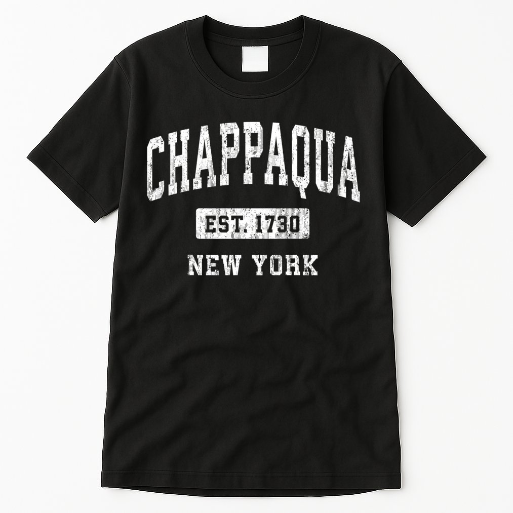 Chappaqua New York Ny Vintage Athletic Sports Tall T-Shirt