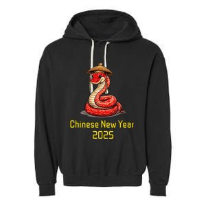 Chinese New Year 2025 Group Family Matching Garment-Dyed Fleece Hoodie