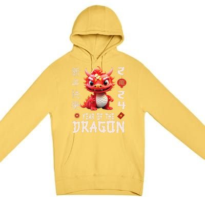 Chinese New Year 2024  For Dragon Happy New Year  Premium Pullover Hoodie