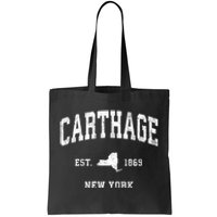 Carthage New York Ny Vintage Athletic Tote Bag