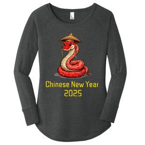 Chinese New Year 2025 Group Family Matching Women's Perfect Tri Tunic Long Sleeve Shirt