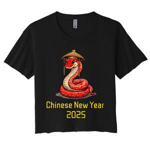 Chinese New Year 2025 Group Family Matching Women's Crop Top Tee