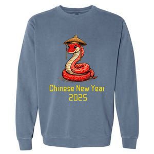 Chinese New Year 2025 Group Family Matching Garment-Dyed Sweatshirt