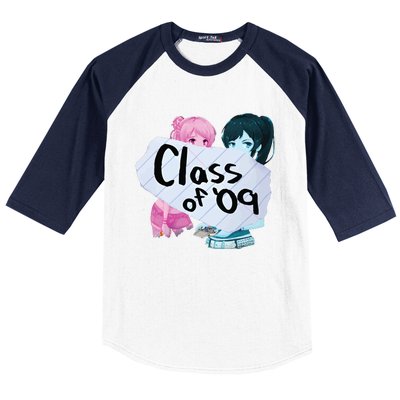 Class Of 09 Color Girl Baseball Sleeve Shirt