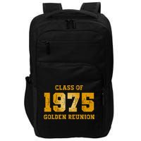 Class Of 1975 50th Golden Reunion 75 Grad  Impact Tech Backpack