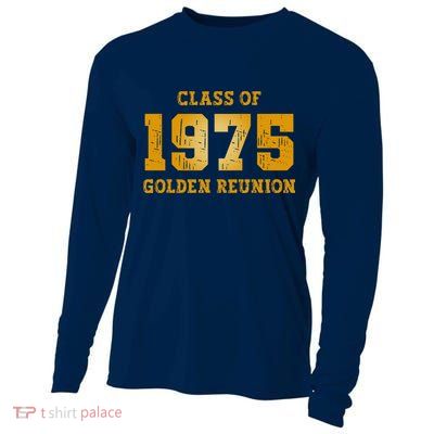 Class Of 1975 50th Golden Reunion 75 Grad  Cooling Performance Long Sleeve Crew