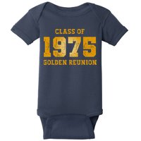 Class Of 1975 50th Golden Reunion 75 Grad  Baby Bodysuit