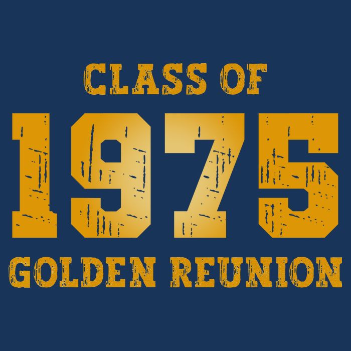 Class Of 1975 50th Golden Reunion 75 Grad  Toddler T-Shirt
